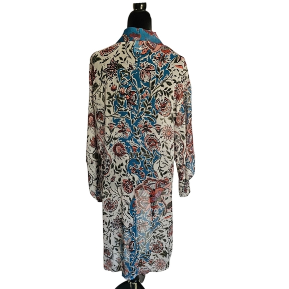 Christopher & Banks Floral Kimono OS - Picture 3 of 6